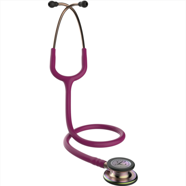 3M™ Littmann® Classic III™ Stethoscope - Raspberry tube & Rainbow finish chest piece 5806